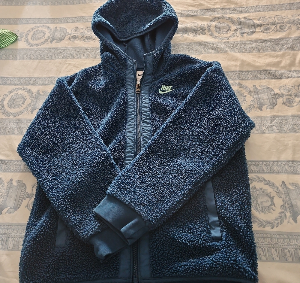 Nike Kids Navy Sherpa Jacket